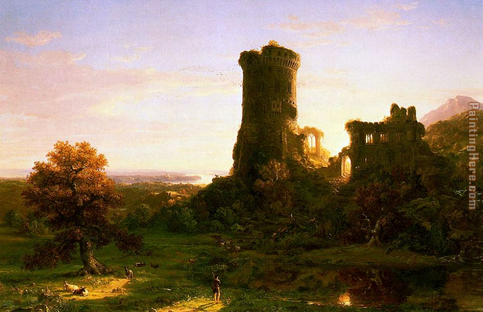 The Present painting - Thomas Cole The Present art painting